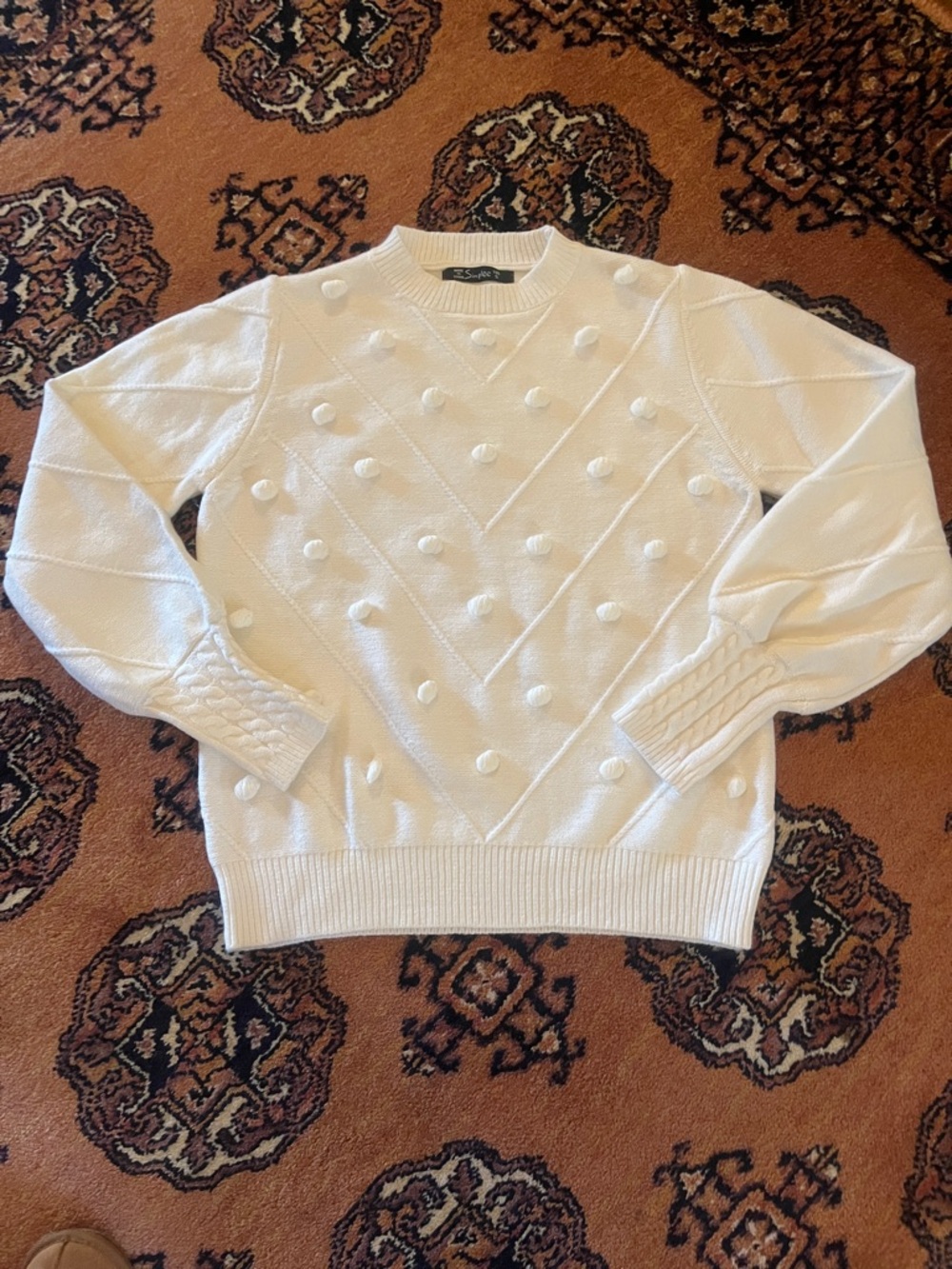 Cream Simplee Sweater